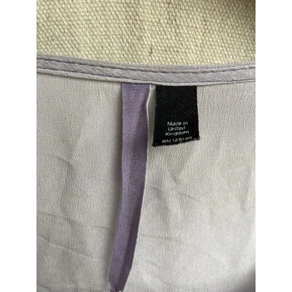 Topshop 100% Silk Lace Tunic Shift Dress UK Made‎ Sz 10 Romantic Layers - Picture 4 of 14